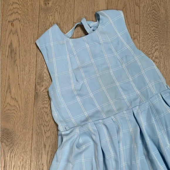 Sister Jane Sky Blue Checkered Dress - Picture 2 of 5